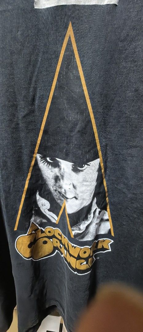 Modern Clockwork Orange movie tee (Category: Tshirts & Polo Shirts ) located in Camalaniugan. Submitted by natdamnsure (Listing ID 1382214535, Image 2). Description: cracks.