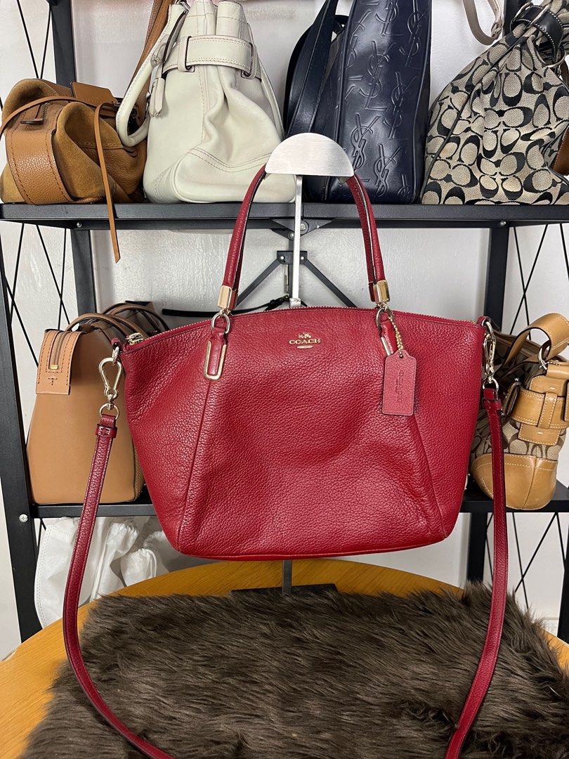 Coach Mini Kelsey Crossbody Bag (Red) (Category: Luxury Bags & Wallets) located in Quezon City. Submitted by eclipse.leandro (Listing ID 1382248363, Image 1). Description: Coach Mini Kelsey Crossbody Bag (Red) Condition: 8.5/10 25cm x 20cm 3,750 PHP All products are 100% Authentic bought from Japan. Disclaimer: We are not affiliated with the brands listed. #LuvLuxe #LuxuryJPNFinds.