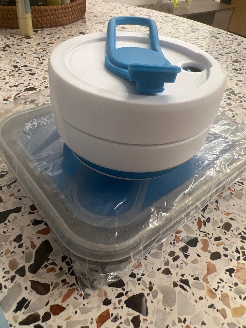 Collapsible Cup 355ml and Lunchbox Set