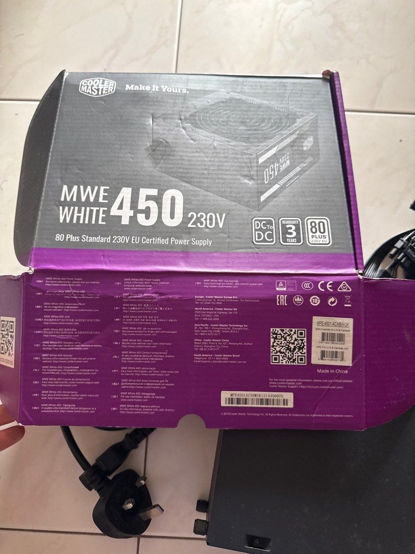 Cooler Master MWE 450 White 230V Power Supply