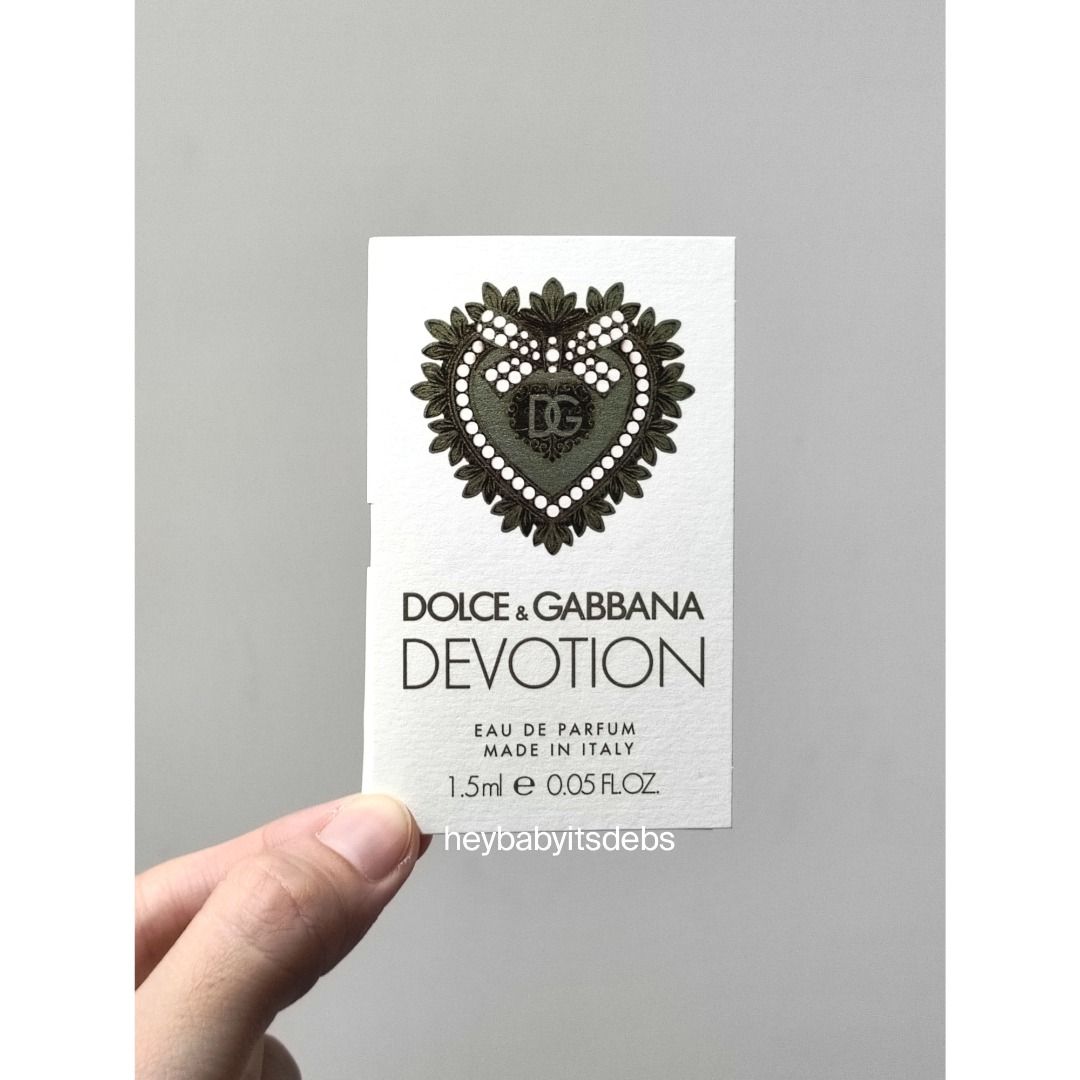 Devotion EDP / EDP Intense Sample Perfume - 1.5ml (Category: Fragrance & Deodorants) located in Manila. Submitted by heybabyitsdebs (Listing ID 1382176907, Image 3). Description: Brand new and authentic 1.5ml Made in France Full item catalog at www.heybabyitsdebs.com/shop Please check out our f b group heybabyitsdebs perfumes for more deals! We are not affiliated, associated, authorized, endorsed by, or in any way connected with the brand. All pr