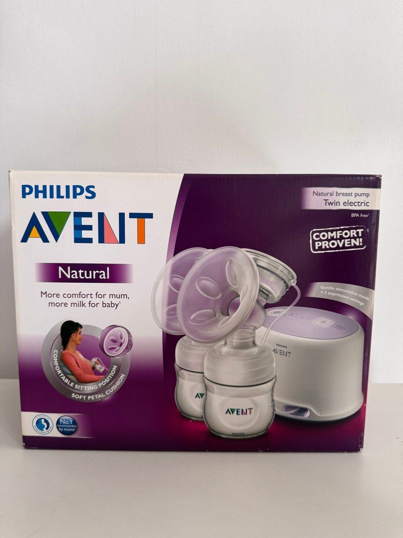 Double electric breast bump (Category: Breastfeeding & Bottle Feeding) located in Quezon City. Submitted by rimaostwani (Listing ID 1382275199, Image 2). Description: Does not include baby bottles Includes additional 2 freebies - Avent pacifier and Avent nipple shields.