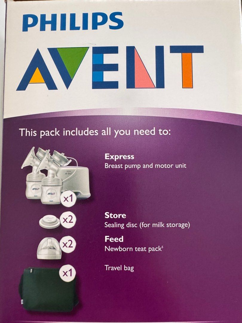 Double electric breast bump (Category: Breastfeeding & Bottle Feeding) located in Quezon City. Submitted by rimaostwani (Listing ID 1382275199, Image 3). Description: Does not include baby bottles Includes additional 2 freebies - Avent pacifier and Avent nipple shields.
