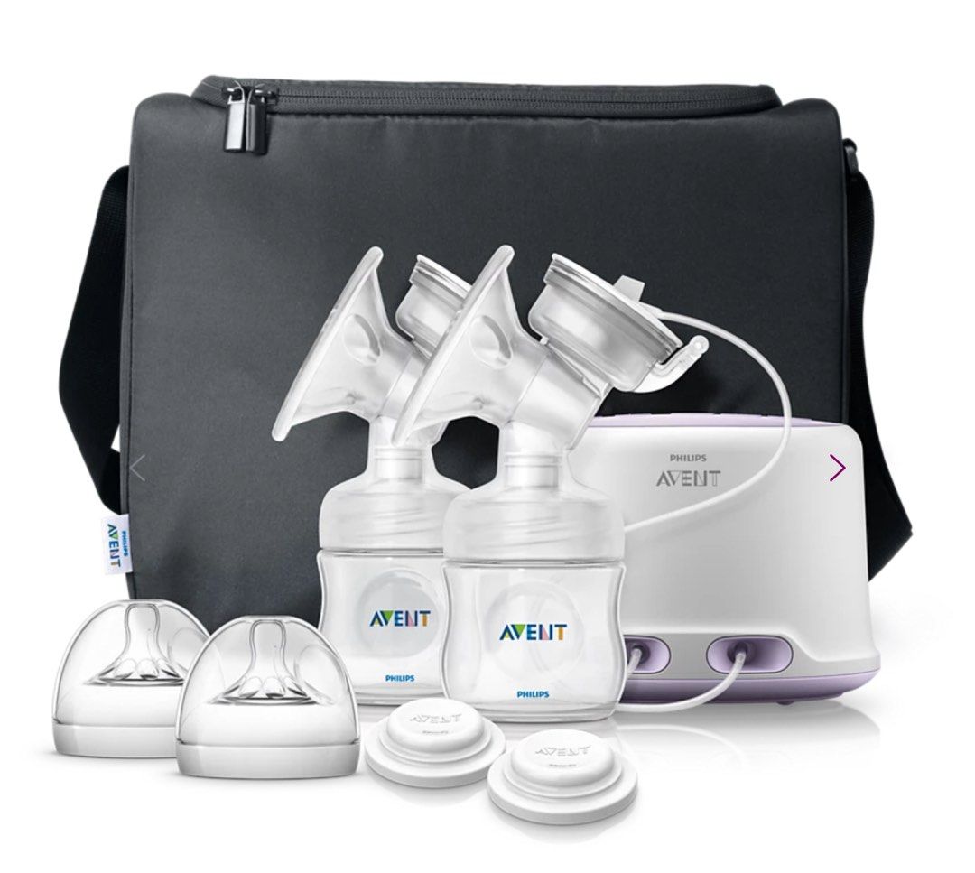 Double electric breast bump (Category: Breastfeeding & Bottle Feeding) located in Quezon City. Submitted by rimaostwani (Listing ID 1382275199, Image 1). Description: Does not include baby bottles Includes additional 2 freebies - Avent pacifier and Avent nipple shields.
