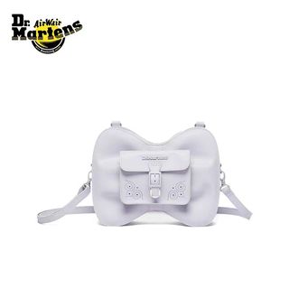 Dr.Martens 蝴蝶結袋 夏季可愛 蝴蝶光面 皮淺紫女單肩斜挎包64203547661571110