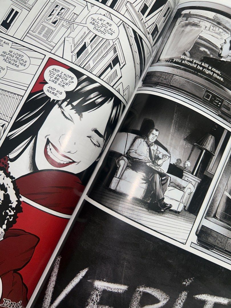 Elektra: Black, White, and Blood (Category: Blouses) located in Las Pinas. Submitted by alextolisora (Listing ID 1382201650, Image 3). Description: Good as new. Still glossy (see pic). SRP in Fully Booked is 1699. SF shouldered by buyer. I use GogoXpress..