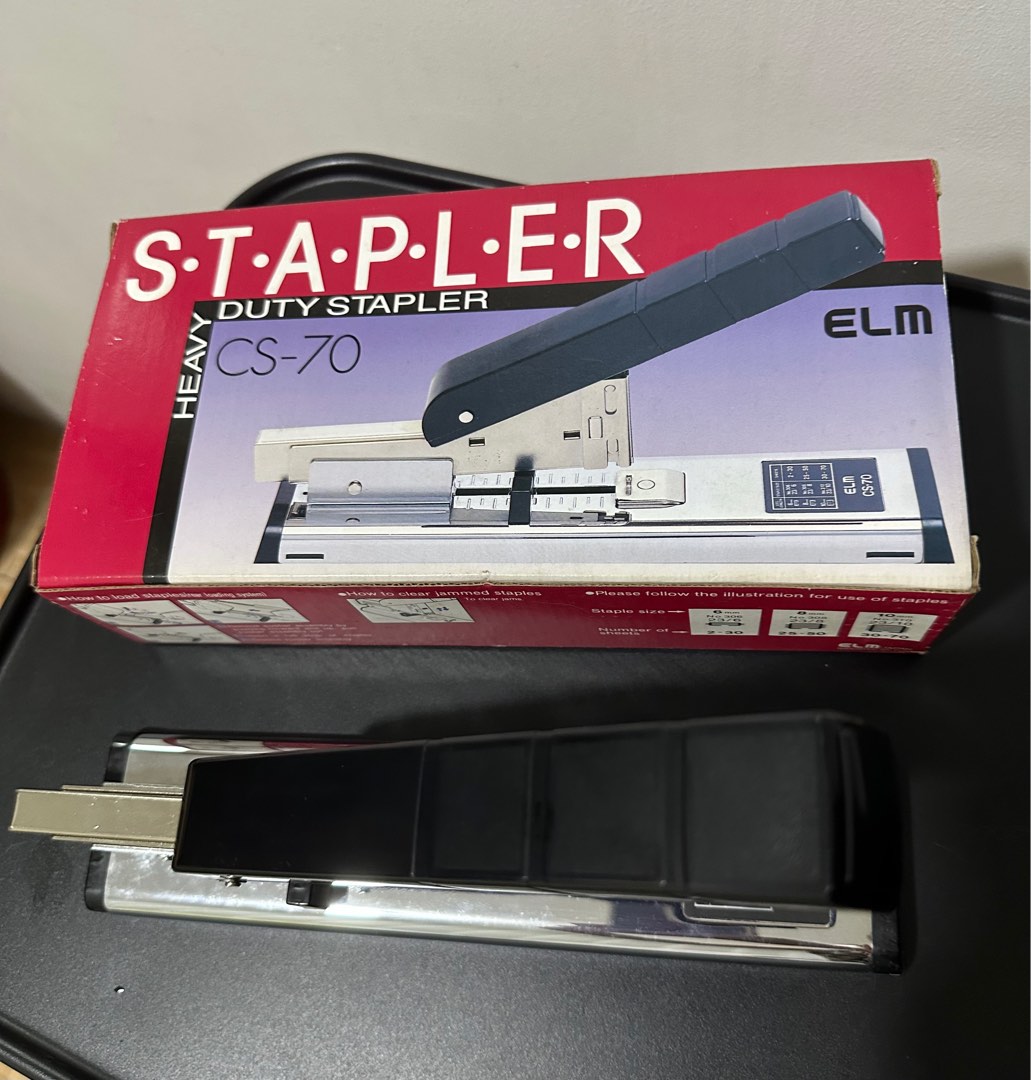 Elm Heavy Duty Stapler CS-70, Computers & Tech, Printers, Scanners ...