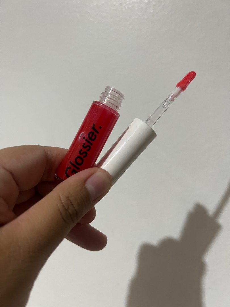 Full Size Glossier Lip Gloss in Red (Category: Makeup) located in Quezon City. Submitted by nugssells (Listing ID 1382277823, Image 3). Description: ‼️FINAL PRICE POSTED – NO HAGGLING. LOW BALLERS WILL BE IGNORED. ‼️ Authentic from the US Just swatched No box, from a Sephora Favorites Set .