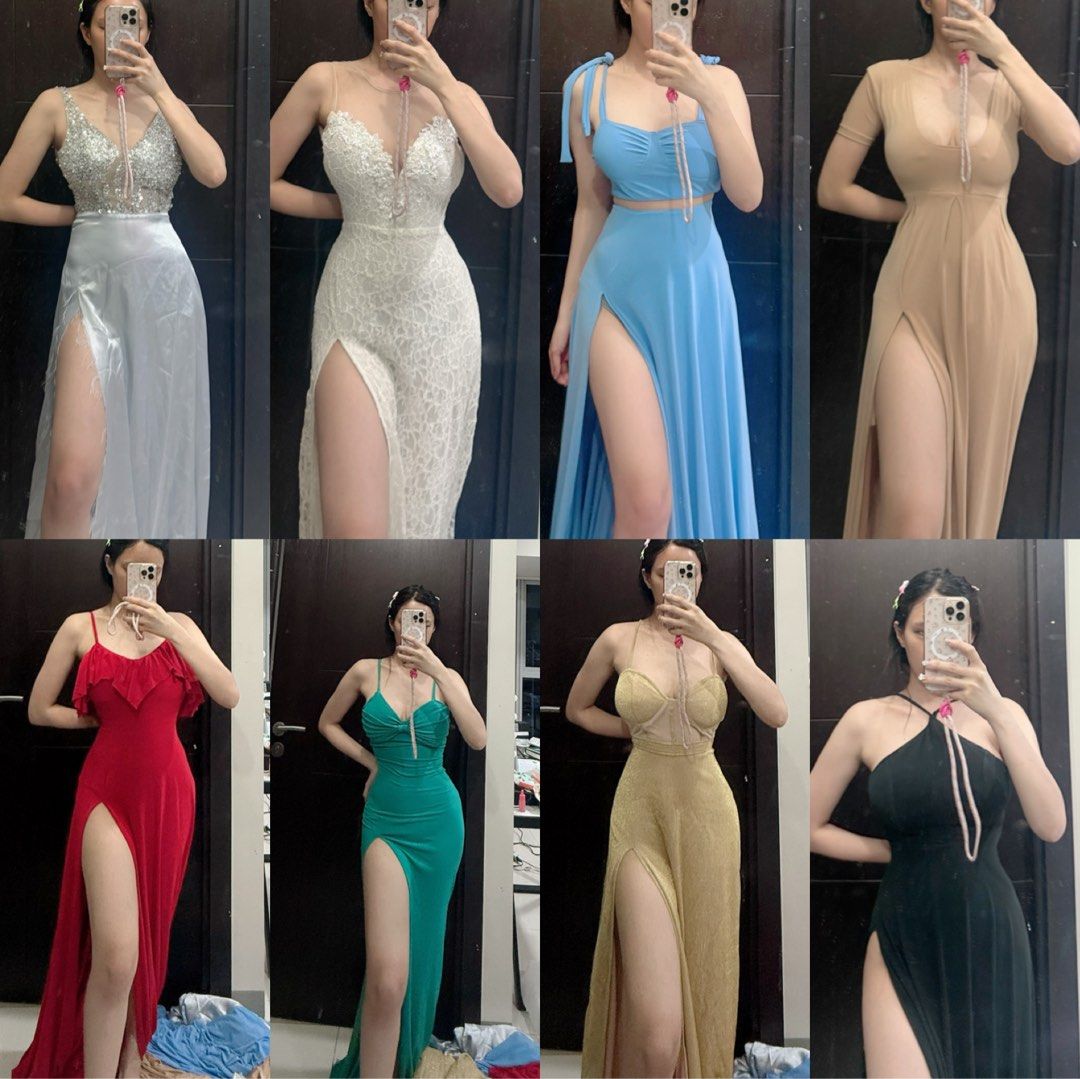 Gowns for sale 800 each (Category: Evening dresses & gowns) located in Makati City. Submitted by gel09 (Listing ID 1382242155, Image 1). Description: .