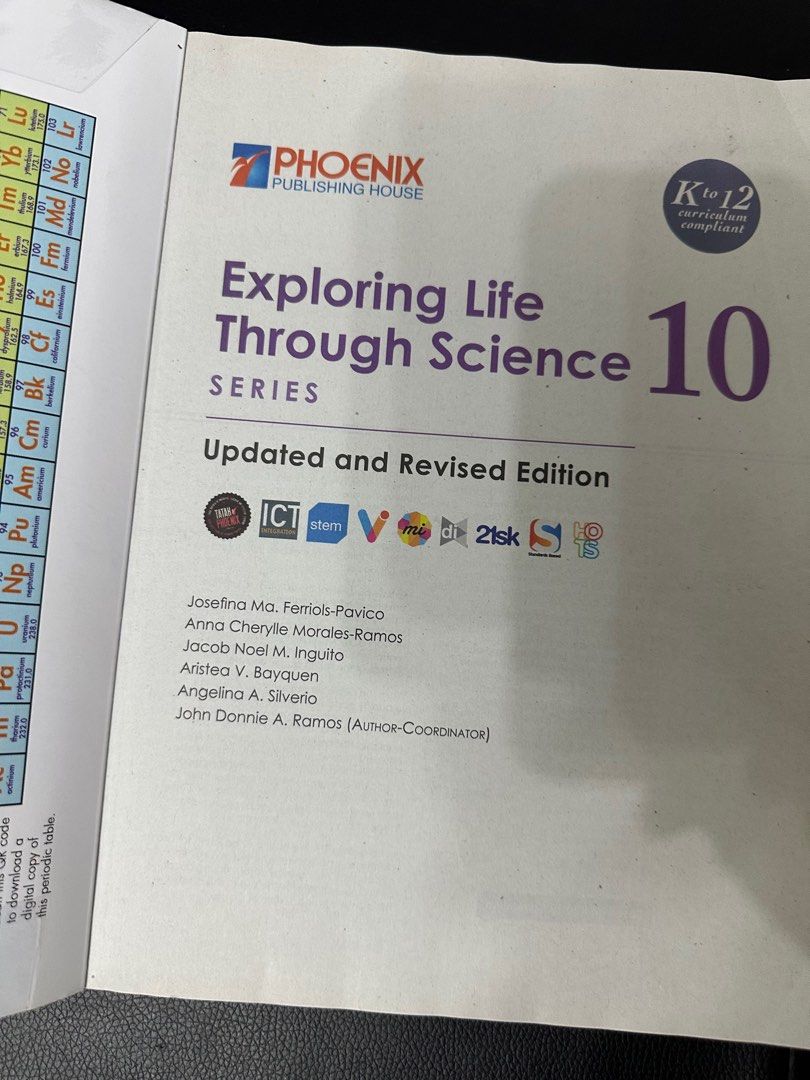 Grade 10 Exploring Life Through Science (Category: Textbooks) located in Las Pinas. Submitted by kashireadsbookstore (Listing ID 1382123121, Image 2). Description: .