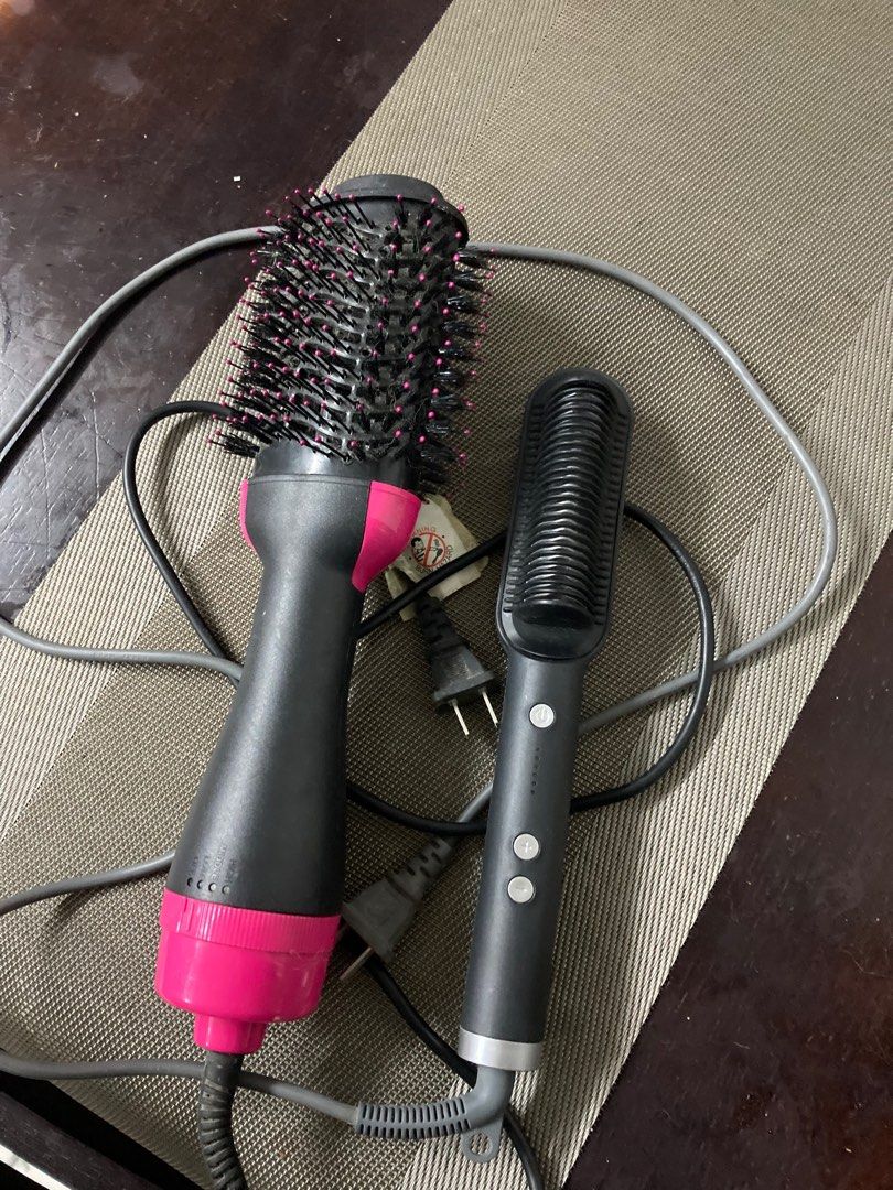 HAIR BRUSH BLOWER/ STRAIGHTENER (Category: Hair) located in Quezon City. Submitted by philo.clutters (Listing ID 1382258038, Image 2). Description: 300 for both.