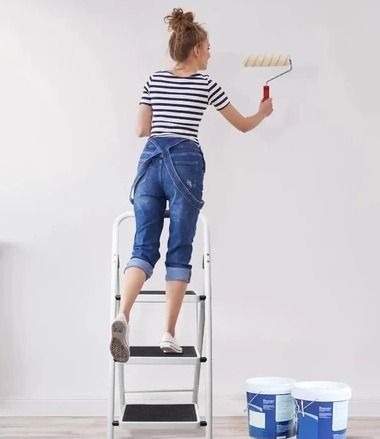 Household Indoor Foldable Ladder 30/40/50 Step Stool Ladder