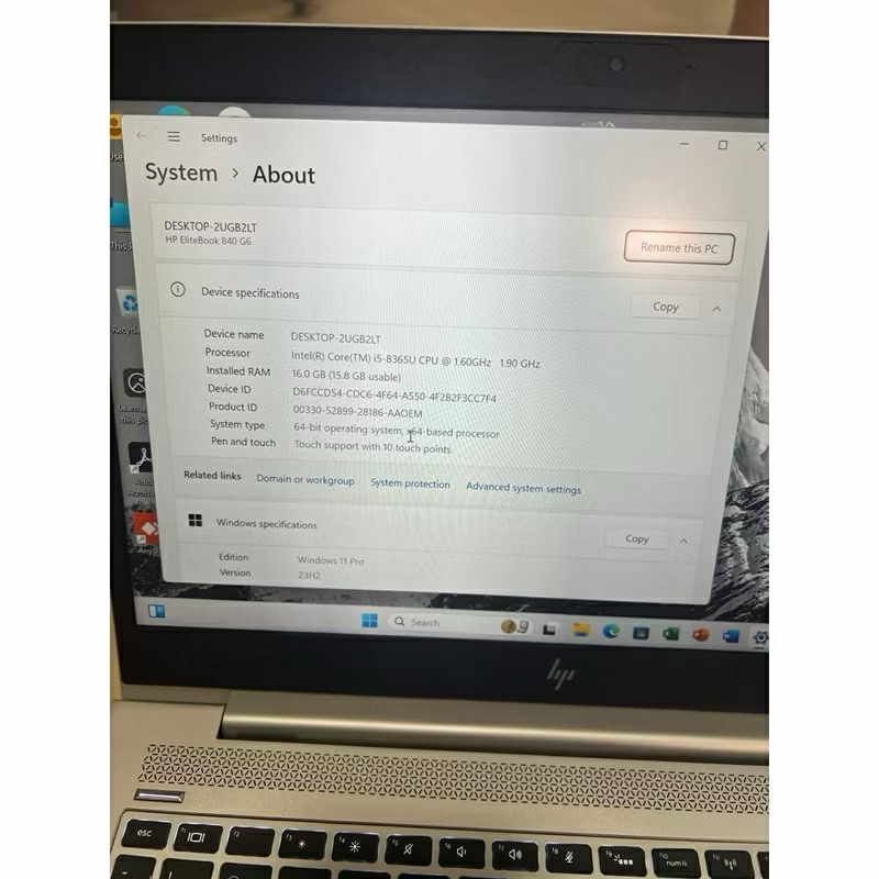 HP 840 G5 i5-8TH/16GB RAM /256SSD/ WINDOWS 11 PRO63165663354755111