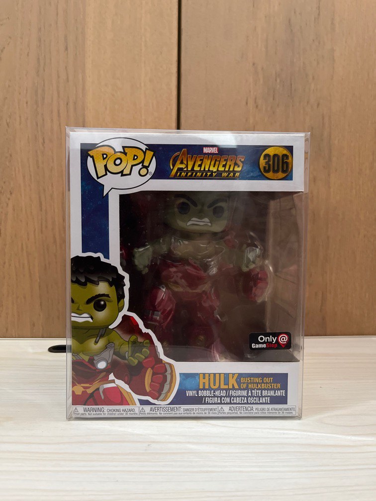 Funko Vinyl Pop #306 Avengers Infinity War - Hulk Busting Out Hulkbuster Exclu