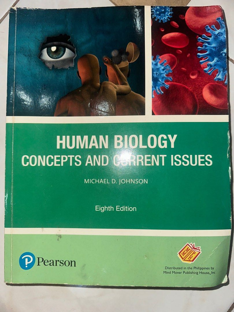 (UST SHS Book) Human Biology Concepts and Current Issues (Category: Textbooks) located in Manila. Submitted by ii_twixxx (Listing ID 1382125644, Image 1). Description: USTSHS BOOK Human Biology Concepts and Current Issues 8th ed. author: Michael D. Johnson publisher: Pearson education book has no annotations, but with minimal highlight (about 5 pages lang). it has slight crease sa back cover. MOP: Gcash MOD: J&T/ Lalamove .