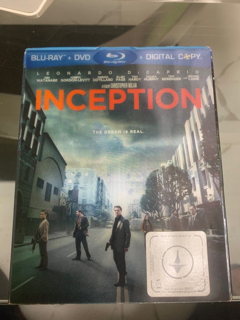 Inception Blu-Ray + DVD (Category: CDs & DVDs) located in Bacoor. Submitted by pipsniper (Listing ID 1382248871, Image 1). Description: •US Import •Excellent Condition Pickup Bacoor Cavite Shipping is via Grab/Lalamove at the Buyer’s Expense No COD payment must be made via GCash/Union Bank before shipping .