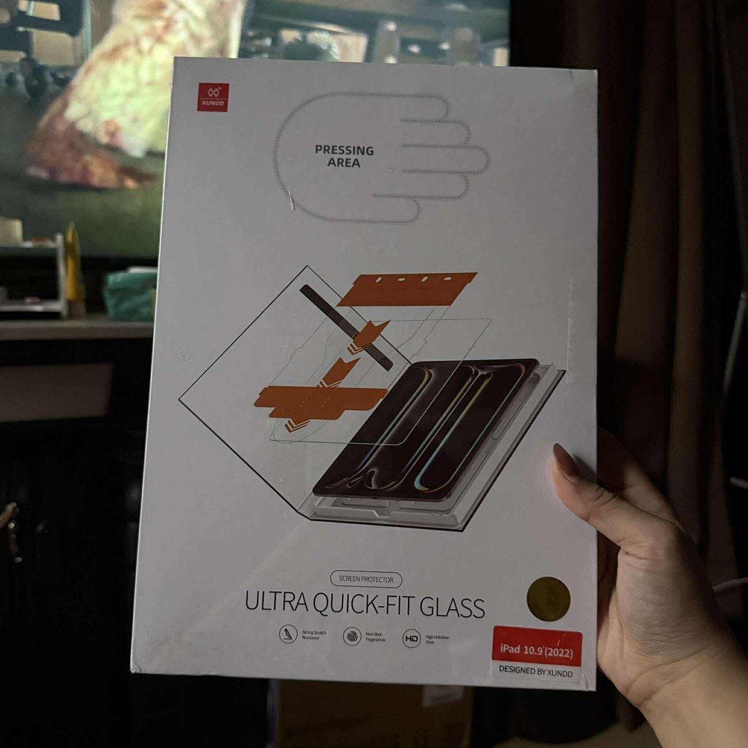 iPad 10th Gen / 11th Gen A16 Screen Protector (Category: Other Mobile & Gadget Accessories) located in Quezon City. Submitted by rcstny (Listing ID 1382100824, Image 1). Description: iPad 10th Gen / 11th Gen A16 Screen Protector ₱550 Xundd Axe Tempered Glass (Easy Install) ₱350 Clear Tempered Glass ₱350 Paperlike Screen Protector MOP: GCASH/BDO ✔️Iphone & Ipad Accessories also available .