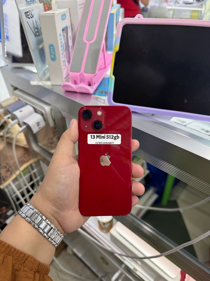 Iphone 13 Mini 512gb FU NTC 95% batt (Category: iPhone 13 Series) located in San Juan City. Submitted by keannagadgetph (Listing ID 1382140563, Image 1). Description: Available Units for today's POST Iphone 13 mini / 512gb / FU / NTC / 95% BATT - any colors available - good condition - 95% Makinis - good battery - No issue / No Repair - Any colors available ~ Accepting SWAP / TRADE IN / INSTALLMENT / BINTA UNIT ~ CASH ON DELIVERY METRO MANILA / L