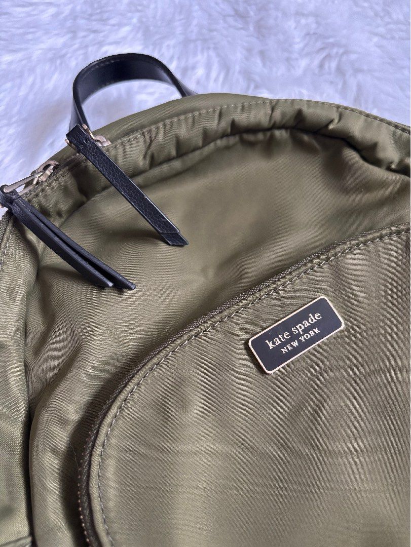 Kate Spade Medium Nylon Backpack (Category: Luxury Bags & Wallets) located in Manila. Submitted by bentaandco (Listing ID 1382139725, Image 2). Description: No major flaws, good as new! 📍Pick up: Cabuyao 📌MOP: Gcash/Bank Transfer only (No COD).