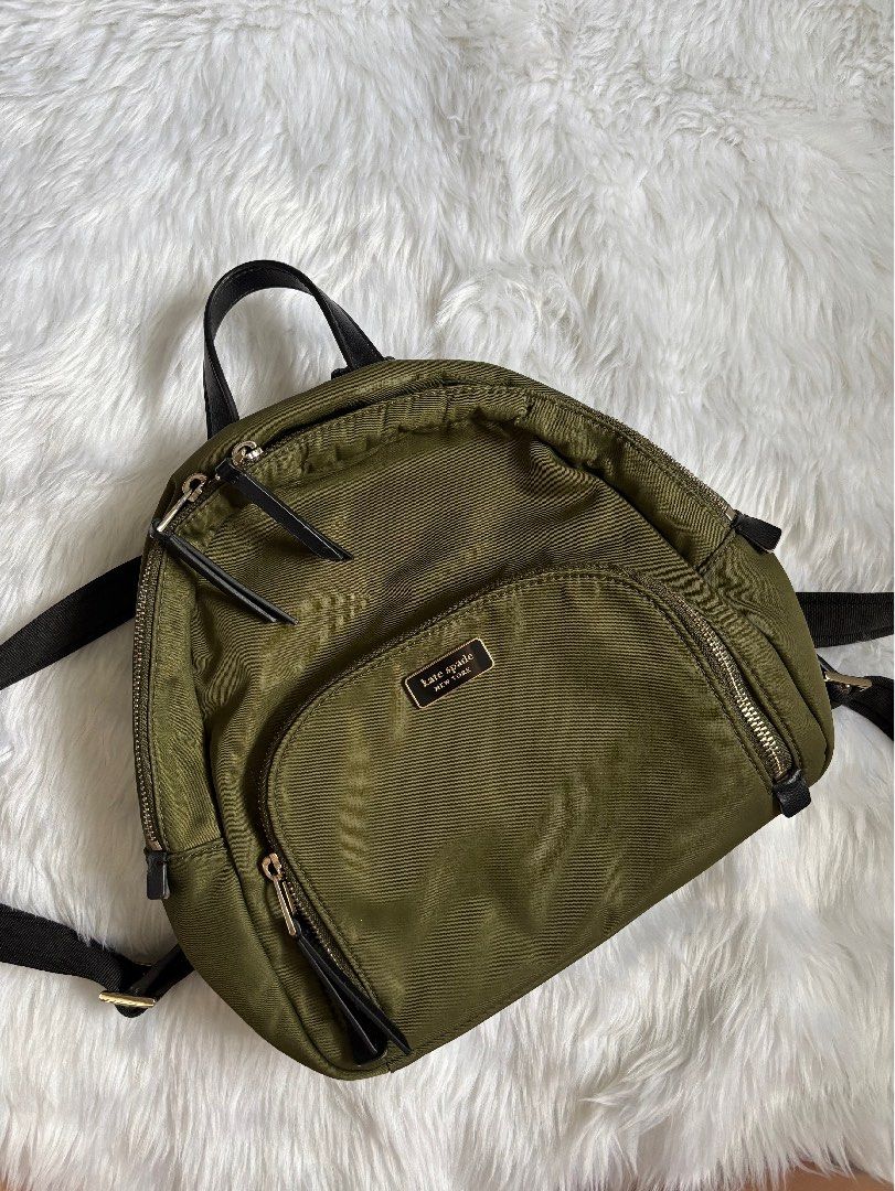 Kate Spade Medium Nylon Backpack (Category: Luxury Bags & Wallets) located in Manila. Submitted by bentaandco (Listing ID 1382139725, Image 1). Description: No major flaws, good as new! 📍Pick up: Cabuyao 📌MOP: Gcash/Bank Transfer only (No COD).