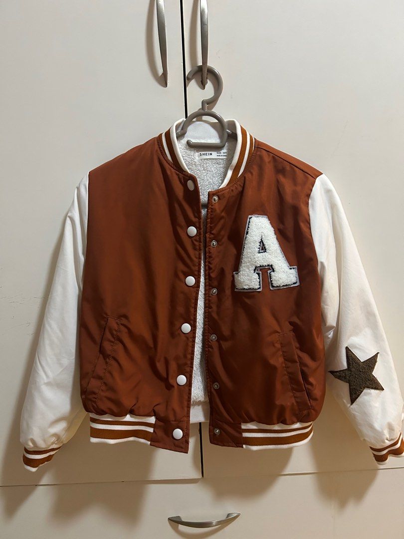 Kids Varsity Jacket with fleece (Category: Babies & Kids Fashion) located in Cavite. Submitted by astjo (Listing ID 1382254136, Image 1). Description: Like New! In very good condition Used a few times during our South Korea Trip Unisex Bacoor, Cavite.