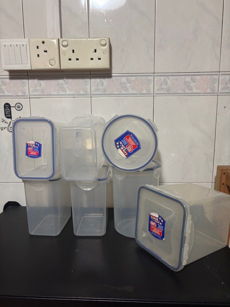 Lock & Lock Food Storage Containers - Various Sizes