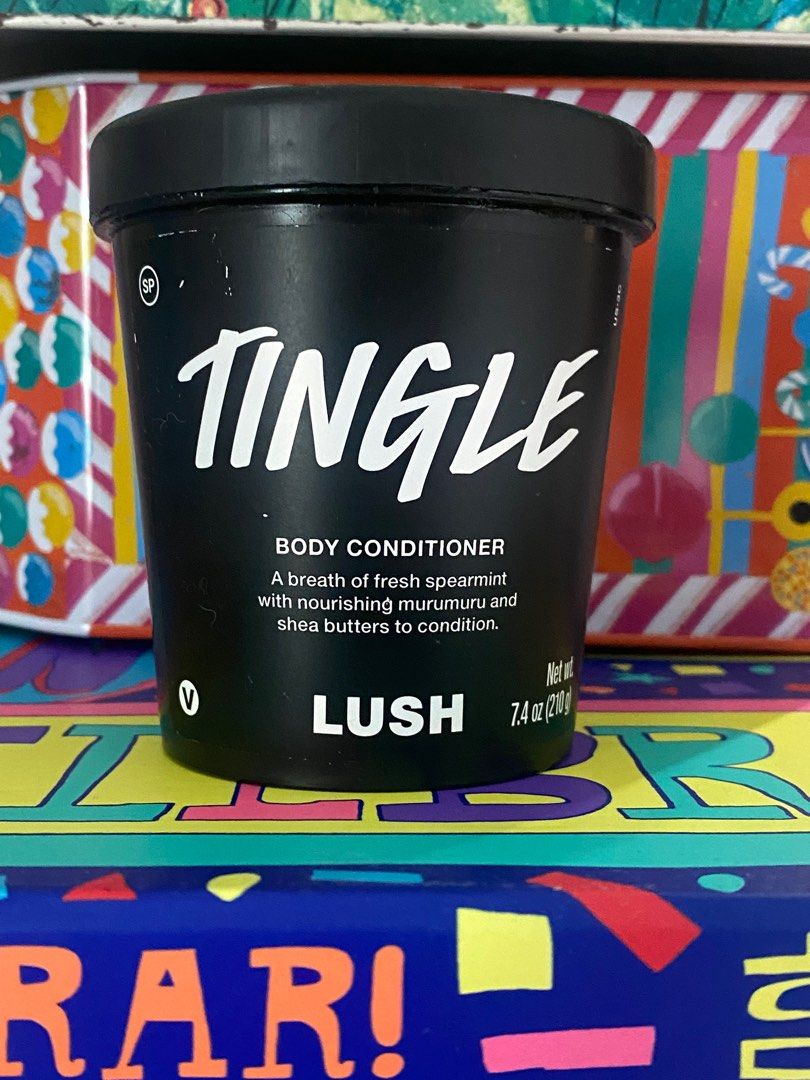 LUSH COSMETICS TINGLE HODY CONDITIONER 210G (Category: Bath) located in Pasay City. Submitted by trendystash (Listing ID 1382124436, Image 1). Description: Brand new Made in Canada .