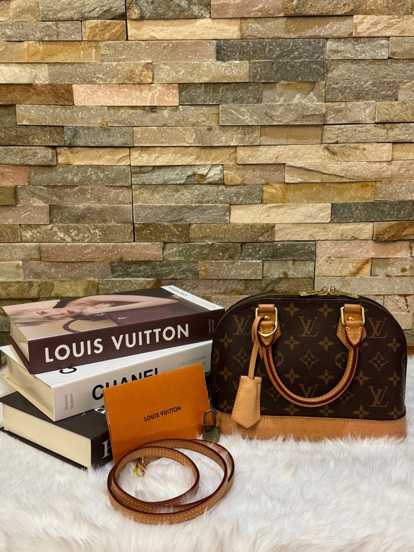LV Monogram Alma BB (Category: Luxury Bags & Wallets) located in Taguig. Submitted by angelbellaclaire (Listing ID 1382291944, Image 1). Description: ✨ Louis Vuitton Alma BB in Monogram Canvas A timeless icon in a petite size — elegant, structured, and always in style! 👜 Details: • Style: Alma BB • Material: Monogram coated canvas with natural cowhide leather trim • Hardware: Gold-tone • Size: Approx. 9.8” L × 7.5” H × 4.7” W (25 × 19 × 12 cm) •