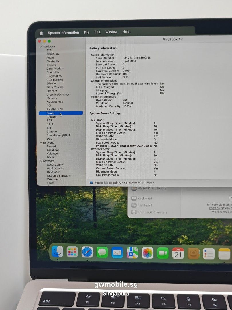 MacBook Air M2 13 inch 8/256GB 861663221267651842113