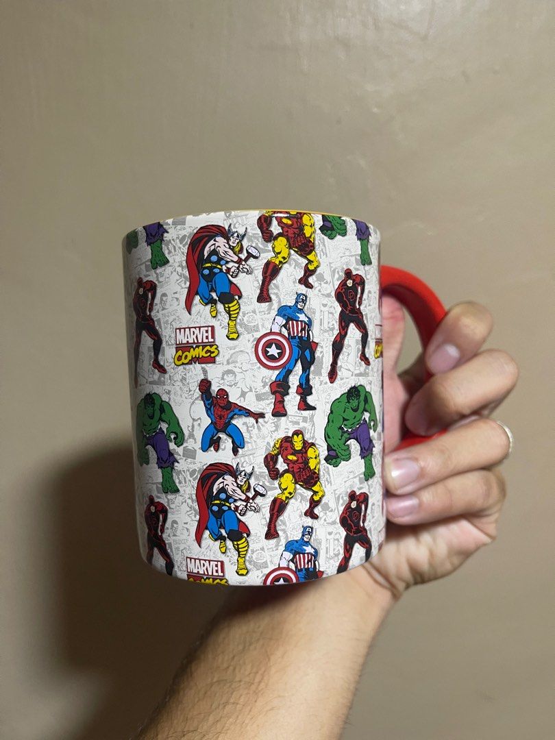 Marvel Comics Mug (Category: Other Kitchenware & Tableware) located in Quezon City. Submitted by micoshoppe (Listing ID 1382167948, Image 3). Description: Galing disneyland pwede pang gift.