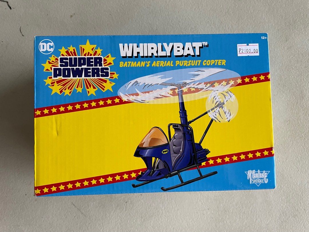 McFarlane DC Super Powers - Whirly Bat (Category: Figurines & Statues) located in Las Pinas. Submitted by kt_and_rc_selections (Listing ID 1382230380, Image 2). Description: PTPA. Thanks. Selling DC Super Powers - Whirly Bat Brand : McFarlane Condition : MISB Location : Las Pinas WYSIWYG RFS : Doubles Payment : Gcash Shipment : Lalamove or LBC c/o buyer’s expense.
