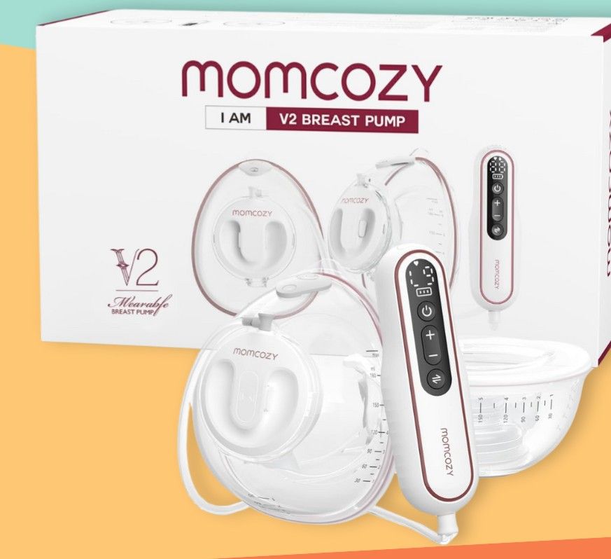 Momcozy V2 Breastpump (Category: Breastfeeding & Bottle Feeding) located in Ipoh. Submitted by aswineewinee (Listing ID 1382147462, Image 1). Description: - Purchased on 11/7/2025 - used only for 3 days - letting go in full set (motor, collection cups 2 unit, 27mm & 24 flange, insert 17,19,21mm, tubing,manual, box) - still under warranty - new and good condition.