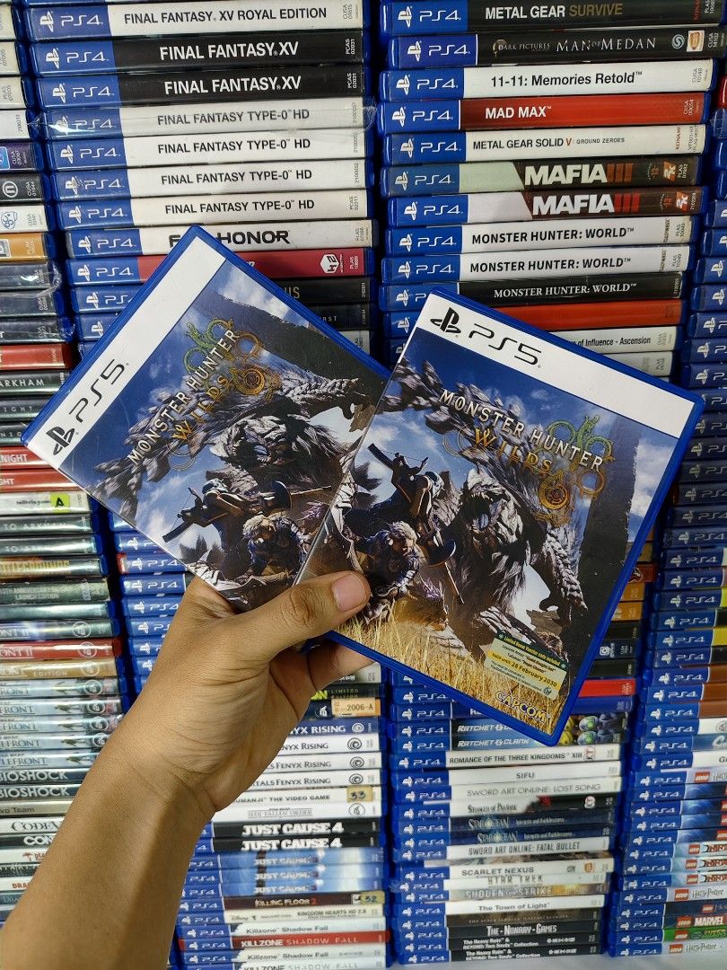 MONSTER HUNTER WILDS / USED / PS5 (Category: PlayStation) located in Manila. Submitted by mikkolosg20176 (Listing ID 1382121433, Image 1). Description: TRADE OR SALE GAME PRICE: 1800 📍 SHIPPING OR PICKUP 📍 BAGUMBAYAN TAGUIG 📍PIN LOCATION: MCG PURPLE GAMING TAGUIG.