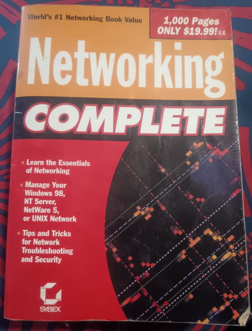 Networking Complete (Category: Textbooks) located in Kuala Lumpur. Submitted by harmonybooks975 (Listing ID 1382129283, Image 1). Description: Learn the essential of networking,tips and trick for network troubleshooting and security.