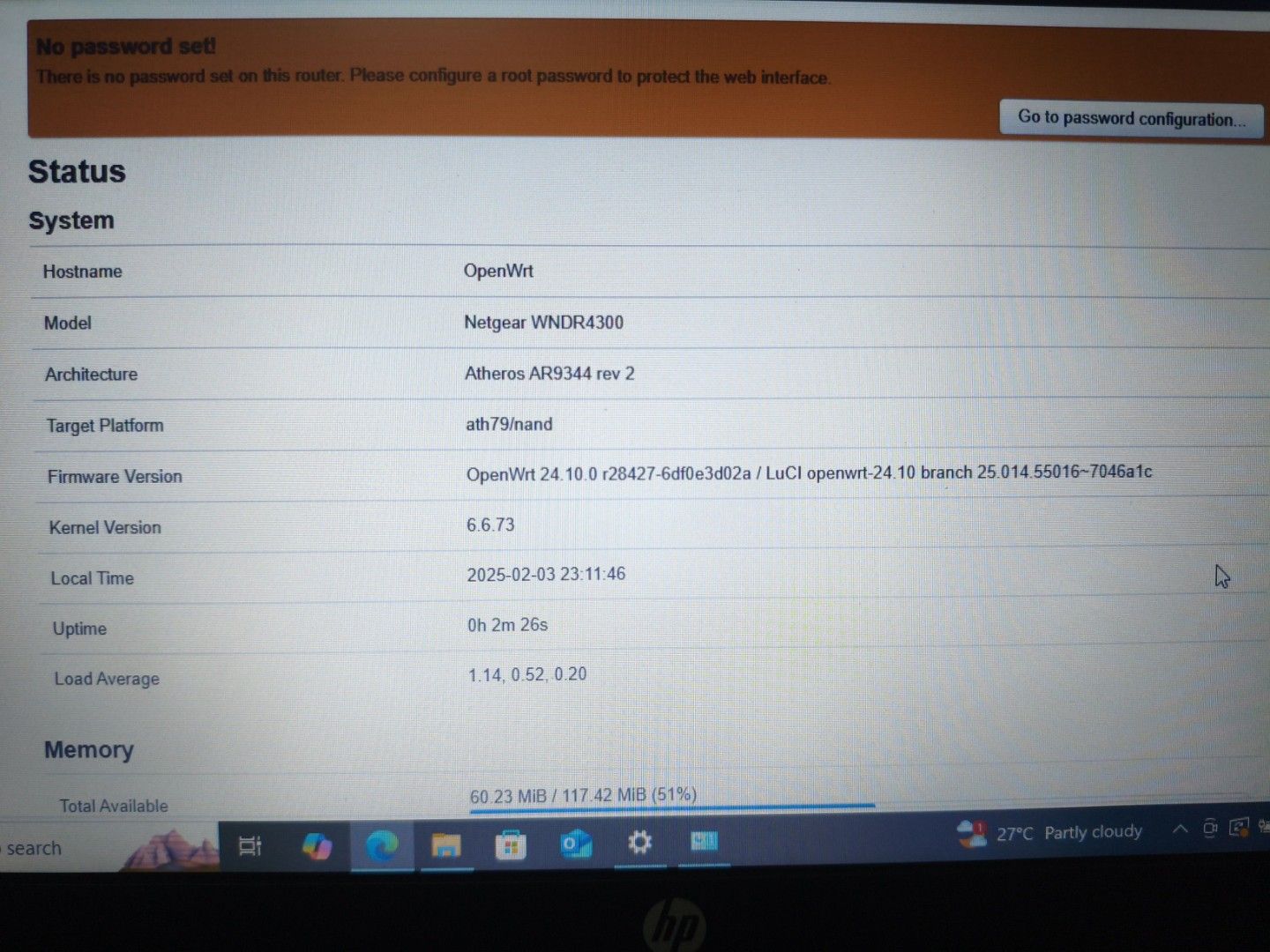 OpenWRT Netgear WNDR4300 N750 Wireless Router63149093315331110