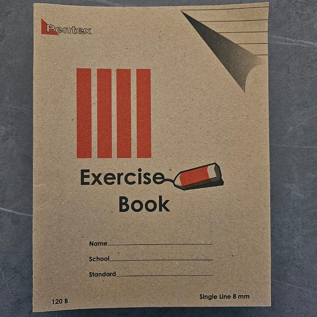 Pentex A5 Size Lined Exercise Books, Hobbies & Toys, Books & Magazines ...