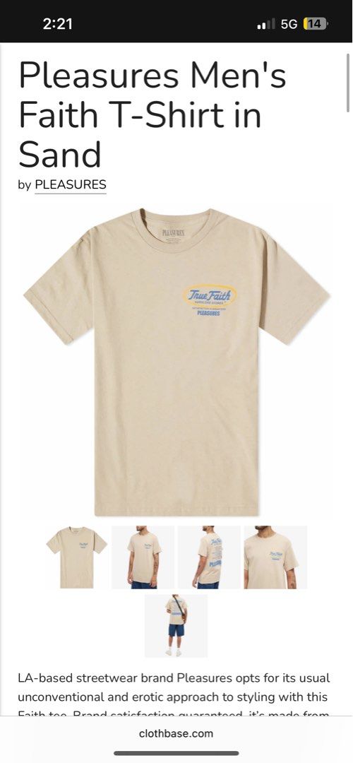 Pleasures True Faith Hardcorestore Concept Tshirt (Category: Tshirts & Polo Shirts ) located in Dasmarinas. Submitted by graceeeeeeeee (Listing ID 1382155207, Image 1). Description: small decluttering orig price 2800.
