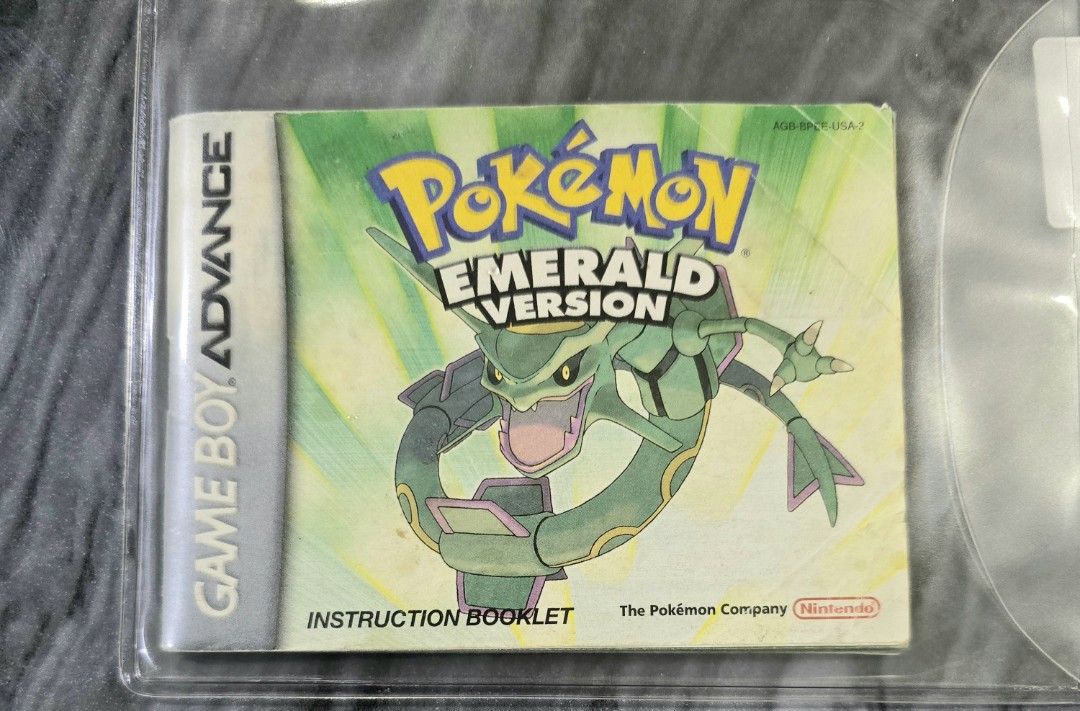 Pokemon Emerald Original Manual Complete Pages (Category: Nintendo) located in Mandaluyong City. Submitted by chan.ningtatum (Listing ID 1382104899, Image 1). Description: For Sale! Pokemon Emerald Original Manual Good Condition. Very Collectible part of the game Checkouts via Shope e and Laz ada Available Shipping: Lalamove, Grab Meet ups: Mandaluyong and San Juan City.