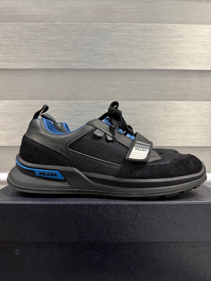 Prada Mechano Sneakers (Category: Sneakers) located in Taguig. Submitted by king_216 (Listing ID 1382264928, Image 1). Description: Prada Mechano Sneakers EU42.5 - Fits Size 9.5/10US Like New Authentic Complete with Box.