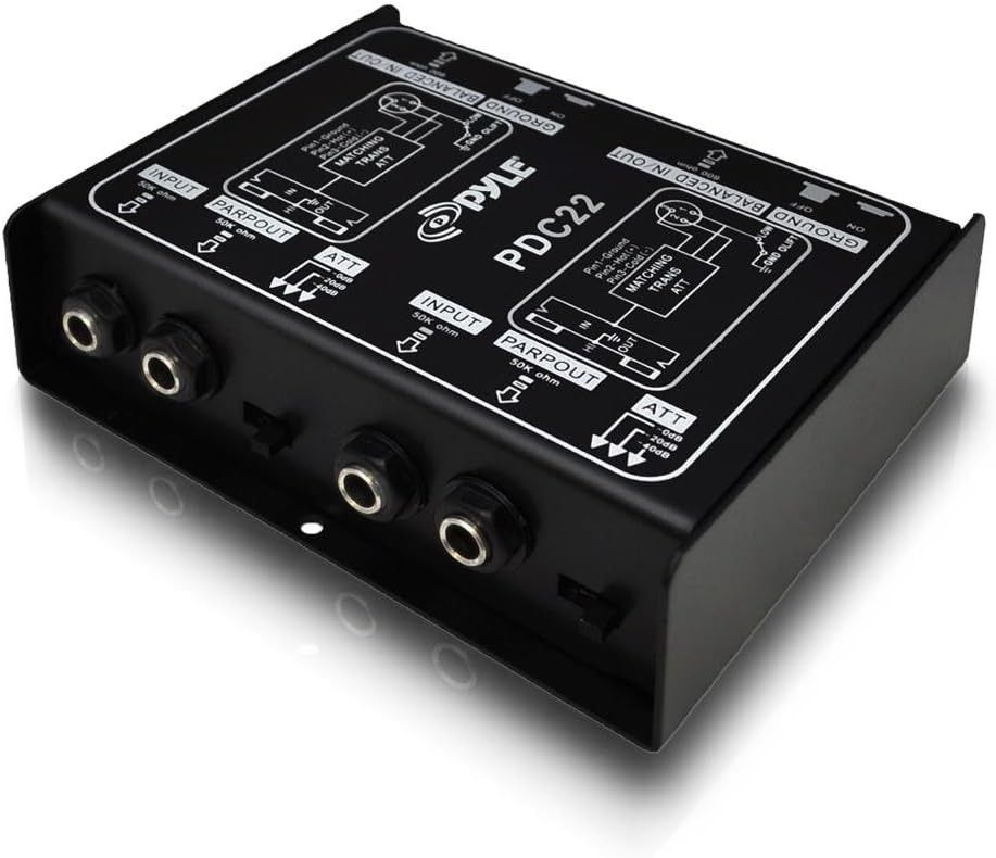 [ready] Pyle Premium Direct Injection Audio Box - Passive DI Unit Hum ...