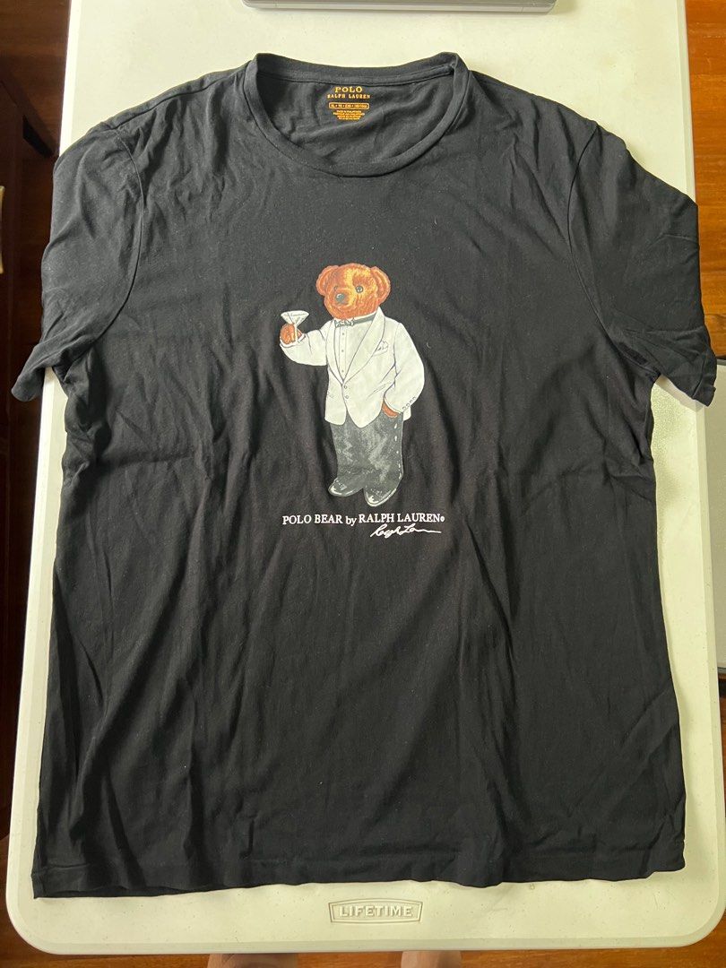 Ralph Lauren Polo Bear Shirt (Category: Tshirts & Polo Shirts ) located in Paranaque City. Submitted by raphaels_things (Listing ID 1382183582, Image 1). Description: Personal shirt (not thrifted) Size: XL on tag See dimensions in pictures.