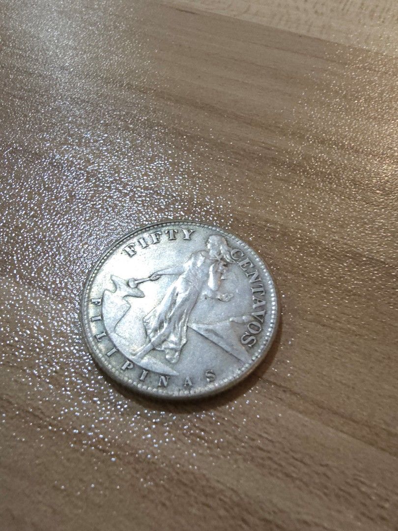 RARE ERROR: 1944-S Fifty Centavos Silver Coin – Weak Date / Incomplete Strike (Category: Currency) located in Makati City. Submitted by mickeygotengco (Listing ID 1382233892, Image 3). Description: RARE ERROR: 1944-S Fifty Centavos Silver Coin – Weak Date / Incomplete Strike 🪙 WWII-era U.S.-Philippine silver coin ⚖️ 75% silver (~7.5g silver content) 🛠️ Mint error: Faint “1” and half-struck “9” in 1944 date 🔍 Great piece for error collectors an