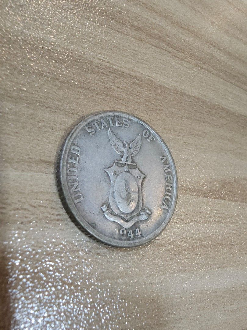 RARE ERROR: 1944-S Fifty Centavos Silver Coin – Weak Date / Incomplete Strike (Category: Currency) located in Makati City. Submitted by mickeygotengco (Listing ID 1382233892, Image 2). Description: RARE ERROR: 1944-S Fifty Centavos Silver Coin – Weak Date / Incomplete Strike 🪙 WWII-era U.S.-Philippine silver coin ⚖️ 75% silver (~7.5g silver content) 🛠️ Mint error: Faint “1” and half-struck “9” in 1944 date 🔍 Great piece for error collectors an