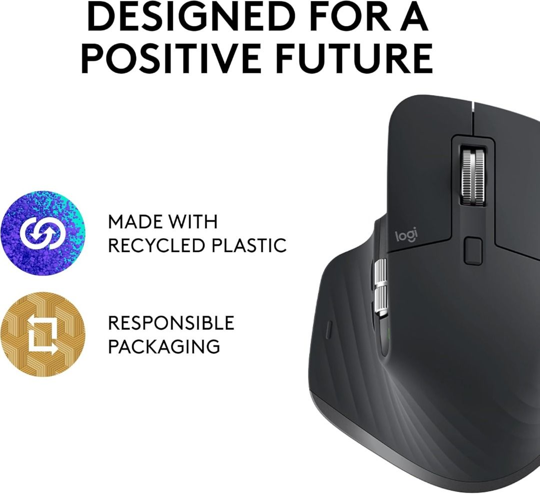 (READY STOCK) Logitech MX Master 3S - Wireless Performance Mouse with Ultra-Fast Scrolling, Ergonomic, 8K DPI63223291681665112
