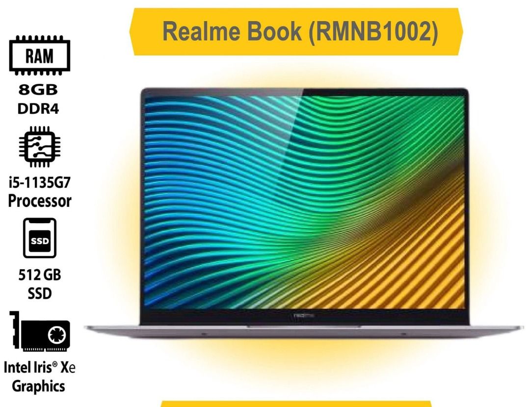 REALME BOOK RMNB1002 I5 (GRAY) (Category: Laptops & Notebooks) located in Cebu City. Submitted by mathieuxav34601 (Listing ID 1382219190, Image 1). Description: REALME BOOK RMNB1002 I5-1135G7/8GB/512GB SSD/14/W10H (GRAY).