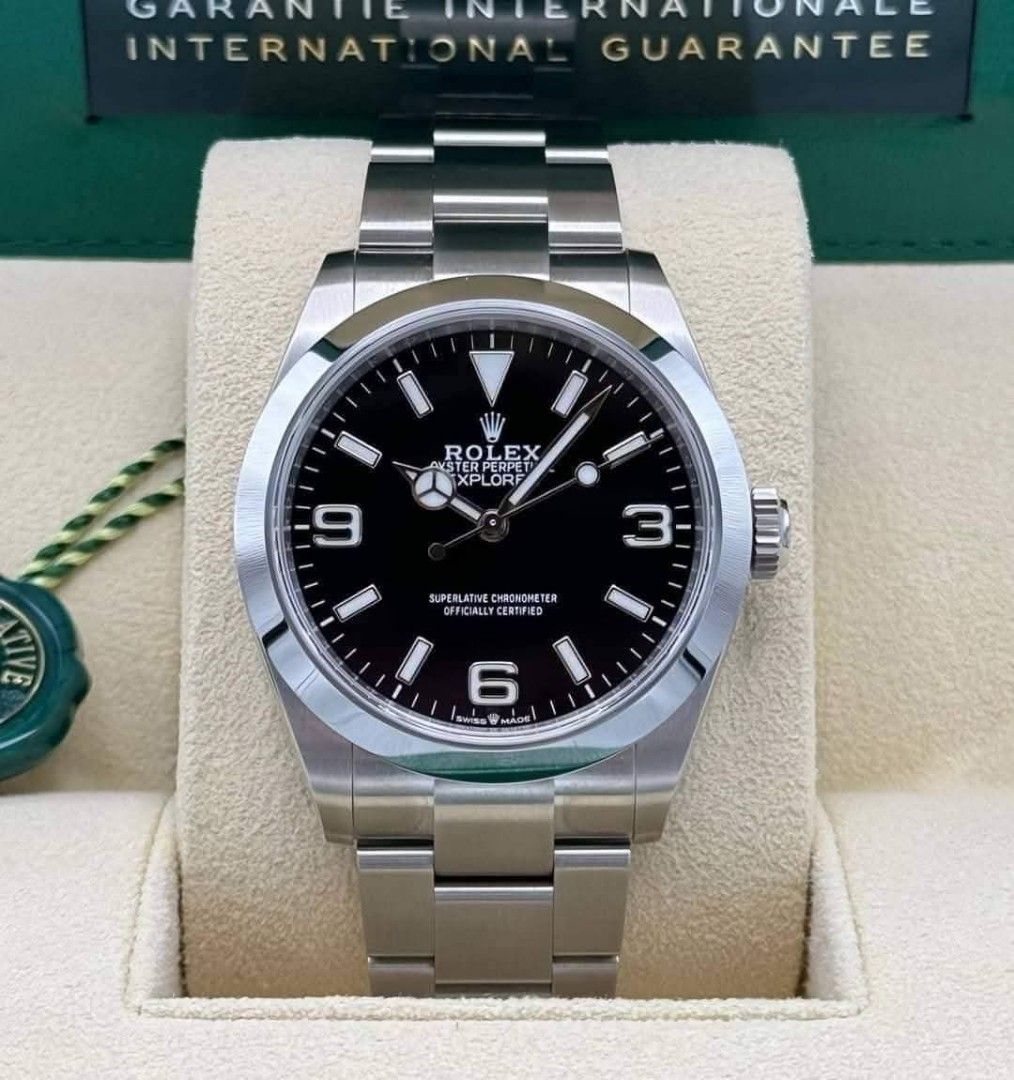 Rolex Explorer 1 - New (Category: Luxury Watches) located in Mandaluyong City. Submitted by 88nac (Listing ID 1382196472, Image 1). Description: For sale: Rolex Explorer 1 40mm Full set 224270 Brand new 2025 PM for inquiries.