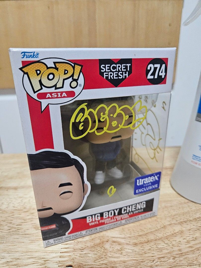 Signed Big Boy Cheng Funko Pop limited (Category: Designer & Blind Box Toys) located in Mandaluyong City. Submitted by thefilipinopicker (Listing ID 1382158166, Image 1). Description: Signed limited Edition Big Boy Cheng Funko Pop.