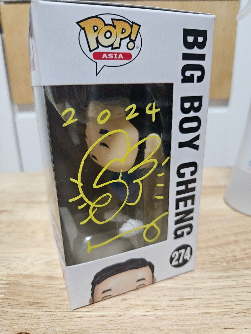 Signed Big Boy Cheng Funko Pop limited (Category: Designer & Blind Box Toys) located in Mandaluyong City. Submitted by thefilipinopicker (Listing ID 1382158166, Image 3). Description: Signed limited Edition Big Boy Cheng Funko Pop.