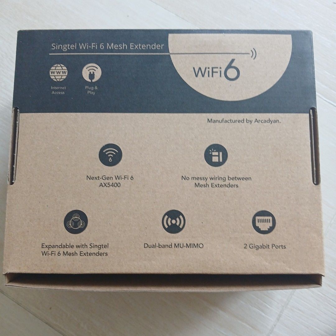 Singtel WiFi 6 Mesh Extender63149093957121110