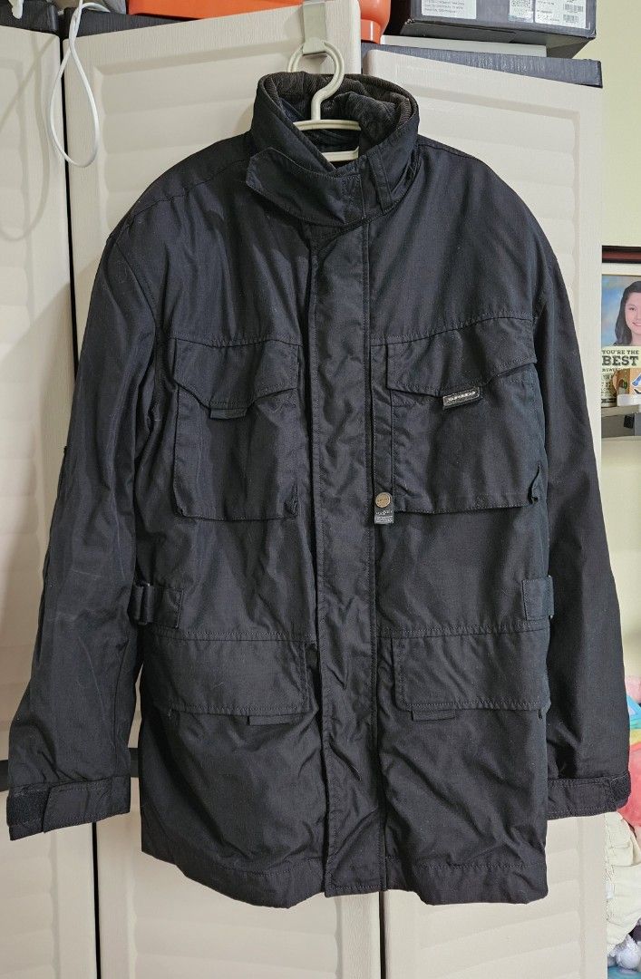 SPIDI Motorcycle Jacket (Category: Activewear) located in Quezon City. Submitted by oldbridgecycles (Listing ID 1382121271, Image 1). Description: Spidi motorcycle jacket size L (best fit for XL, XXL) with shoulder and elbow pads ...expired waterproof liner.
